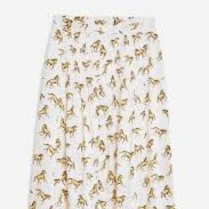 NWT Topshop Western Horse Wrap Midi Skirt